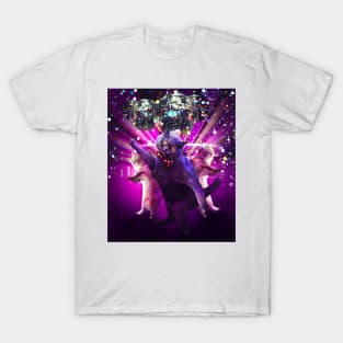 Disco Cat Rave T-Shirt